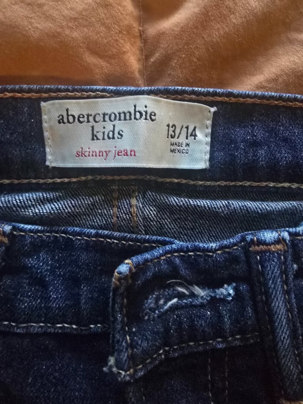 Abercrombie kids distressed jeans